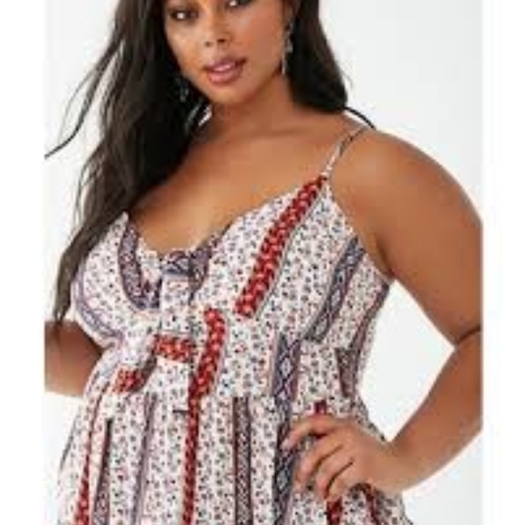 Forever 21 Plus size (3X) geo patterned tank - Picture 1 of 4